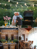 Brightown 25 Feet LED Outdoor String Lights with Shatterproof G40 Edison Bulbs, Connectable and Weatherproof Strand, Commercial Grade Patio Lights for Backyard Garden Patio Decorative, White by GreenHaven Gardens