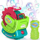 Bubble Machine for Toddlers Kids & Pets, with 8oz Safe Solution, Extra Large & Bubbles in Bubble Maker, Children & Pets Dog Toys Gift, Indoor/Outdoor Birthday Wedding Party Bubble Blower by TinyTreasures Baby Boutique