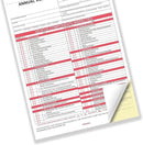 Annual Vehicle Inspection Report (30Pc Red 2+3-Ply Carbonless) by GreenHaven Gardens