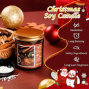 Christmas Candle Set | 4Pack Scented Candles Holiday Candle Gifts - Soy Candles Home Scented, Xmas Gift for Women and Men - Scents of Christmas Tree/Spice/Cookies/EVE by CozyNest Decor