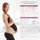 Gabrialla Made in USA Pregnancy Belly Band, Soft & Breathable Maternity Belly Band – Pregnancy Belt for Back, Pelvic & Waist by TinyTreasures Baby Boutique