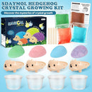 sdaymol Crystal Growing Kit for Kids - 4 Colors Hedgehog to Grow Fast in (24H),Science Experiments Learning & Educational Toys,Science Kits for Kids Age 8-12 STEM Project Gifts for Boys & Girls 6+ by TinyTreasures Baby Boutique