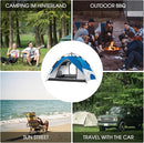 MOON LENCE Instant Pop Up Tent for 3-4 Person - Automatic Portable, Windproof for Camping, Hiking, Mountaineering by TinyTreasures Baby Boutique