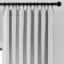 Joydeco Light Filtering Curtains 90 Inches Long for Bedroom Living Room, Faux Linen Curtains 90 Inch Length 2 Panels Set,Pinch Pleat Curtains for Bedroom Living Room(52x90 inch, Greyish White) by CozyNest Decor
