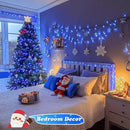 JMEXSUSS 500 LED Blue Christmas Lights Outdoor, 173ft 8 Modes Waterproof Christmas Tree Lights, Green Wire LED Fairy String Lights Plug in for Indoor Party House Holiday Christmas Decor by GreenHaven Gardens