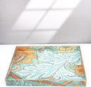 Spsyrine Serving Tray with Handles, Plastic Decorative Tray for Coffee Table, Living Room, Home Decor, Sunflower by CozyNest Decor