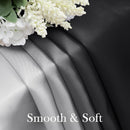 HOMEIDEAS Black Ombre Blackout Curtains 52 X 63 Inch Length Gradient Room Darkening Thermal Insulated Energy Saving Grommet 2 Panels Window Drapes for Living Room, Bedroom by TinyTreasures Baby Boutique