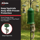iPrimio 18" Squirrel Baffle – Easy Install Wrap Around Design: Durable Weather-Resistant Bird Feeder Baffle for Poles, Protects Hanging Feeders, No-Tool Setup, 2 Pack by GreenHaven Gardens