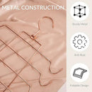 ZEDODIER Tank Top Hanger, 2 Pack Space Saving Bra Hangers, Non-Slip Hanging Sport Bras Holder, Closet Organizers and Storage for Camisoles Tank Tops Bras Ties Swimsuits Strappy Dress, Rose Gold by CozyNest Decor