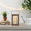 Zingz & Thingz Wooden Candle Lanterns, Decorative Light Home Decor, 9" Tall, Rustic Garden by CozyNest Decor