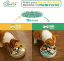 Insert, Dog Bowl Slow Feeder Accessories, Transform Your Lick Bowl to Slow Feeder Insert Dog Bowl, 6 Cups 9.8 Inch Green by CozyNest Decor
