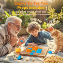 Rechargeable Tic Tac Toe Game Box with 5 Fun Brain Memory Games, Electronic Touchscreen Handheld Game, Portable Digital Puzzle Board Travel Toy, Gifts Choice for Kids and Adults(Yellow) by TinyTreasures Baby Boutique