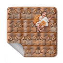 Soft Thicker Baby Mat for Floor 50"x50", Non-Slip Baby Play Mat, Easy to Clean 50x50 Playpen Mat, Portable Playmat, Crawling Mat for Infants, Babies, Toddlers, Activity Mat, Rainbow, Brown by TinyTreasures Baby Boutique