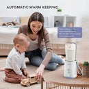 Portable Bottle Warmer, Travel Baby Bottle Warmer for Breastmilk On The Go, Leak-Proof, 2 Modes Fast Heating by TinyTreasures Baby Boutique
