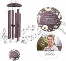 ASTARIN Personalized Deep Tone Wind Chime Memorial, Customized Sympathy Wind Chimes, Memory Wind Chimes for Loved Ones Lost, Bereavement Gifts Windchimes Outdoor by CozyNest Decor