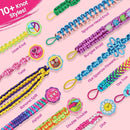 IQKidz Friendship Bracelet Making Kit - Make Bracelets Craft Toys for Girls Age 8-12 yrs, Cool Birthday Gifts for 6 7 9 10 11 Years Old Kids, Christmas Gift Set by TinyTreasures Baby Boutique