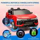 Hetoy 24V 2-Seater SUV Licensed Chevrolet Blazer Ride On Car Toy w/Parent Remote Control, 3 Speeds, Wireless Music, MP3 Player, Electric Car for Kids Ages 3-8, RED by TinyTreasures Baby Boutique