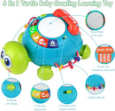 KWYZ Baby Toys 6-12 Months, Musical Turtle Crawling Baby Toys for 12-18 Months, Tummy Time Toys with Light & Sound, Infant Toy 0-3 3-6 6-18M Birthday Gifts for 1 2 Year Old Boy Girl by TinyTreasures Baby Boutique