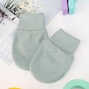 BQUBO 6 Pairs Newborn Baby Boys Girls Mittens 0-6 Months Unisex-Baby Infant Mittens Elastic No Scratch Wrist Gloves by TinyTreasures Baby Boutique