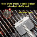 Grill Brush Bristle Free,Unique Wave pad for Cast Iron/Stainless-Steel Grates, (Only Replaceable Cleaning Head No Grill Brush) by GreenHaven Gardens