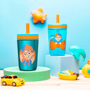 Zak Designs Blippi Kelso Toddler Cups For Travel or At Home, 12oz Vacuum Insulated Stainless Steel Sippy Cup With Leak-Proof Design is Perfect For Kids by TinyTreasures Baby Boutique