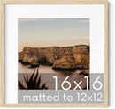 HAUS AND HUES Beige Square Frame Set of 1-16x16 by CozyNest Decor