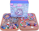 AIPRIDY 208 Pieces Charm Bracelet Making Kit,Unicorn Mermaid Crafts Gifts Set Can Inspires Imagination and Creativity,Jewelry Making Kit Perfect Gifts for Girls 5-12 Years Old (Pink+Aqua Unicorn) by TinyTreasures Baby Boutique