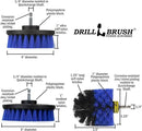 Pool Accessories - Cleaning Supplies - Drill Brush - 5 Piece Spin Brush Pool Cleaning Kit - Pool Supplies - Slide - Deck Brush - Hot Tub - Spa - Pond Liner - Pool Brush - Carpet Cleaner by CozyNest Decor