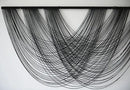 Flber Macrame Wall Hanging Black 59.00" W x 31.00" L Boho Wall Decor Large Boho Yarn Tapestry Living Room Bedroom Home Wall Décor by CozyNest Decor