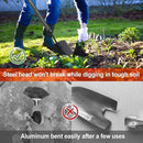 Garden Tools Set with Extension Handles, 5 Piece Thick Gardening Hand Tools, Heavy Duty Steel Rust-Proof Weeding Planting Tool Ideal Gardening Kit Gifts for Women and Men by GreenHaven Gardens