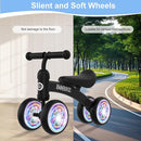 Baby Balance Bike Toys for 12-36 Months Kids Toy Boy and Girls Gifts Toddler Best First Birthday Gift Children Walker No Pedal Infant 4 Wheels Bicycle (Colorful, Black-Light) by TinyTreasures Baby Boutique