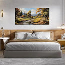 Natural Landscape Pictures for Living Room Wall Decoration,Large Farmhouse Wall Decor Office Canvas Wall Art 29 x 59 Inch by CozyNest Decor