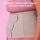 Frida Mom Belly Binder, Postpartum Essentials for Natural and C-Section Recovery, Adjustable Compression Wrap, After Birth Brace, Abdominal Band, 9" High by TinyTreasures Baby Boutique