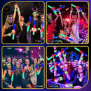 282 PCS Glow in the Dark Party Supplies, 18 Foam Sticks, 18 LED Glasses, 200 Glow Sticks, 30 Finger Lights, 8 Bunny Ear Headband and 8 LED Cat Ear Headband for Wedding,Birthday,Concert,New Year by TinyTreasures Baby Boutique