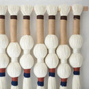 Macrame Wall Hanging Boho Wall Art Handmade Spherical Knot Design with Tassel Fringe, Boho Decor for Bedroom Living Room, for Home Decoration 27" W x 33" L by CozyNest Decor