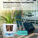 10 Inch Self Watering Hanging Pots, 2 Pack Hanging Planters with 40oZ Deep Reservior for Indoor Outdoor Plants Flowers, White by CozyNest Decor