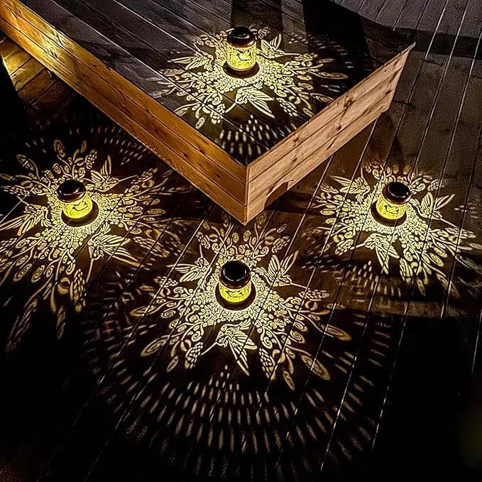 2 Pack Hummingbird Outdoor Solar Hanging Lanterns Waterproof LED Solar Lights Metal Decorative Lanterns for Garden, Patio, Courtyard, Backyard, Yard Decor Unique Hummingbird Gifts for Women Gardening, photo 3 of 6