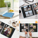 Zesthouse Photo Album Self Adhesive Pages, 60 Pages Magnetic Scrapbook Albums with Sticky Page,Photos Album Holds 8x10 & 5X7 & 4x6 & 6x8 & 3x5, Large Picture Book Ideal for Family,Wedding,Baby by TinyTreasures Baby Boutique