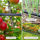 Soaker Hose 50ft for Garden Beds, Drip Irrigation Hose Saves 80% Water, Leak Proof Sprinkler Hose For Garden, Lawn, Flower Bed, Vegetable Field (50FT) by GreenHaven Gardens