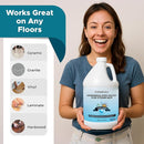 Steam & Go Demineralized Water - Multisurface Cleaner, PVC-Free Ready-to-Use for Mops & Floor Steamers - Ideal for Kitchen, Bathroom, & Home Surfaces - Clean Ocean Scent - 128 fl oz (1 gal) by TinyTreasures Baby Boutique