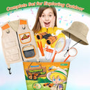Kids Explorer Kit & Bug Catcher Kit, Kids Camping Gear for Kids, Outdoor Exploration Set with Vest & Hat, Ideal Outdoor Camping Adventure Toys for Ages 3 4 5 6 7 8 Boys Girls by TinyTreasures Baby Boutique