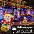 Hezbjiti Outdoor Christmas Lights, 400LED 33FT LED Fairy String Lights with 8 Modes and 75 Drops for Eaves, Party, Yard, Garden Decor by GreenHaven Gardens