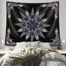 Damanse Floral Tapestry Wall Hanging Cute,Boho Wall Tapestry for Bedroom Aesthetic,Mandala Living Room Decor for Teen Girls (Purple, 59.80" x 78.70") by CozyNest Decor