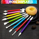 LINPHCEY 9PCS Clay Tools for Kids Air Dry Clay Tool Kit Plastic Clay Sculpting Tools Set for DIY Pottery, Modeling Sculpey Polymer Clay – Safe & Easy Grip for Beginners & Craft Lovers by TinyTreasures Baby Boutique