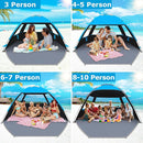Gorich Beach Tent Sun Shelter for 3/4-5/6-7/8-10 Person with UPF 50＋ UV Protection, Lightweight & Easy Setup Beach Shade Canopy, Portable Beach Shade Tent Beach Cabana by TinyTreasures Baby Boutique