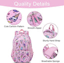 CLUCI Kids Backpack for Girls Bookbags Preschool Backpack Toddler Daycare School Bag Elementary Kindergarten Lightweight Waterproof Pink Unicorn by TinyTreasures Baby Boutique