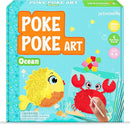 jackinthebox Poke Poke Art – Ocean Theme, Mess-Free Fabric Art and Craft, Flower Pressing Kits, Gift for Kids, Toys for Girls and Boys Ages 4 5 6 7 8 by TinyTreasures Baby Boutique