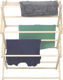 Pennsylvania Woodworks Premium American Maple Clothes Drying Rack - Handcrafted in Pennsylvania - Solid Wood Construction, Collapsible, Eco-Friendly Laundry Solution (Medium) by CozyNest Decor