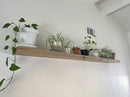 joelsantiques 60 Inch Wooden Floating Shelves for Wall - 60x6x2 in - Made of Natural Wood - Rustic Wall Shelves for Bedroom - Perfect for Living Room, Kitchen - Natural by CozyNest Decor