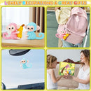 Crochet Kit for Beginners - 2 PCS Monkey with Banana Crochet Kits with Step-by-Step Video Tutorials, Beginner Crochet Kit for Adults, Crochet Monkey Kit for Kids (Blue & Pink) by TinyTreasures Baby Boutique